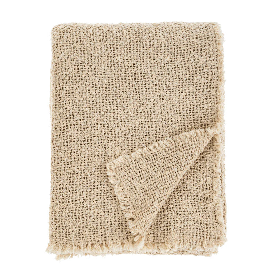 Sable Fringe Throw