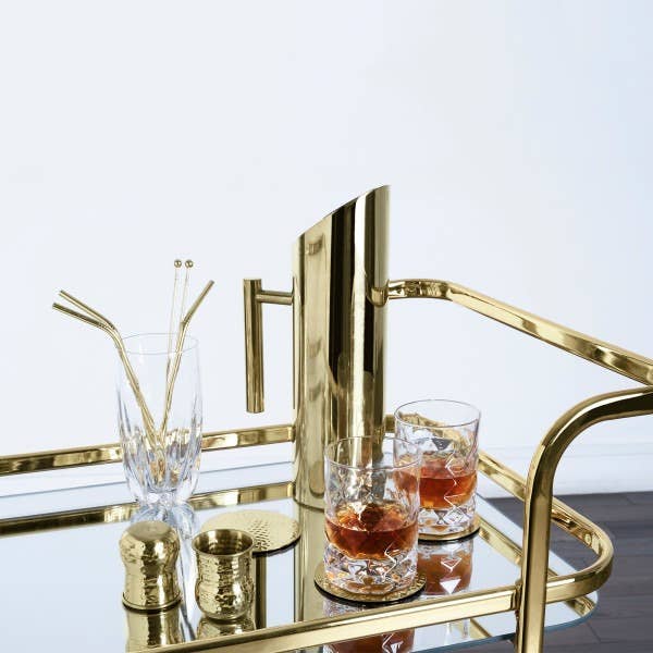 Belmont Gold Bar Cart