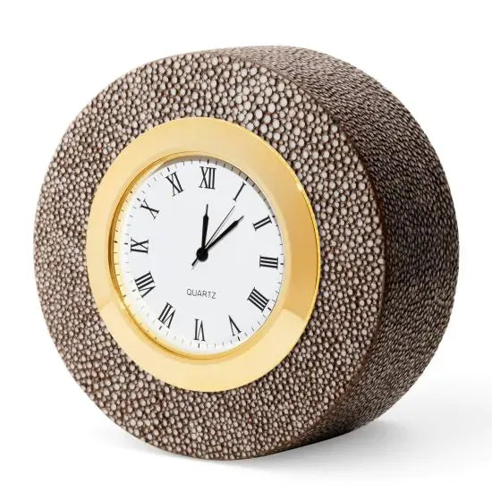 Aerin Shagreen Desk Clock