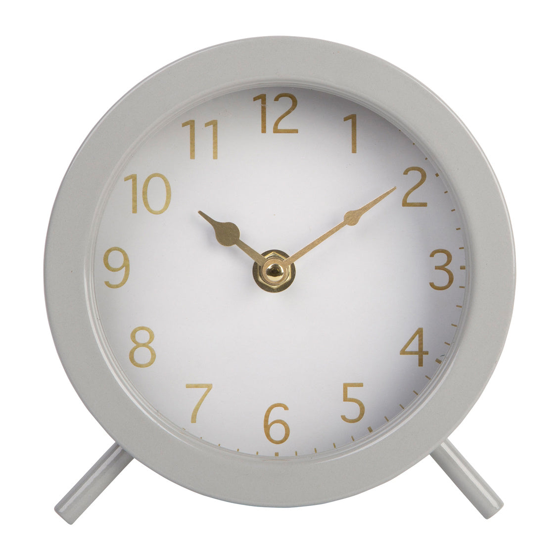 Cool Grey Table Clock