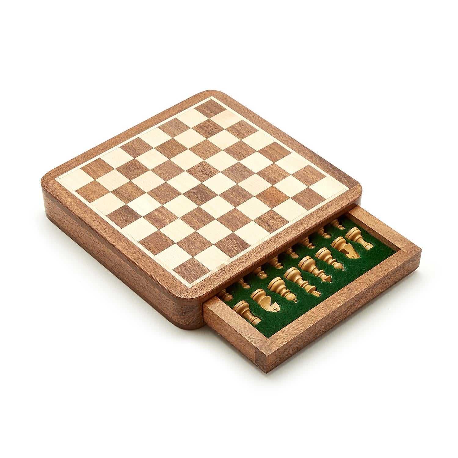 Magnetic Chess Set in Wooden Box