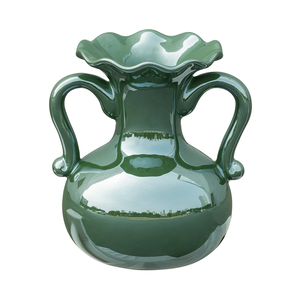 Green Ceramic Vase