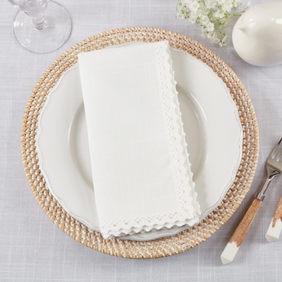 Lace Border Napkin 4 PC