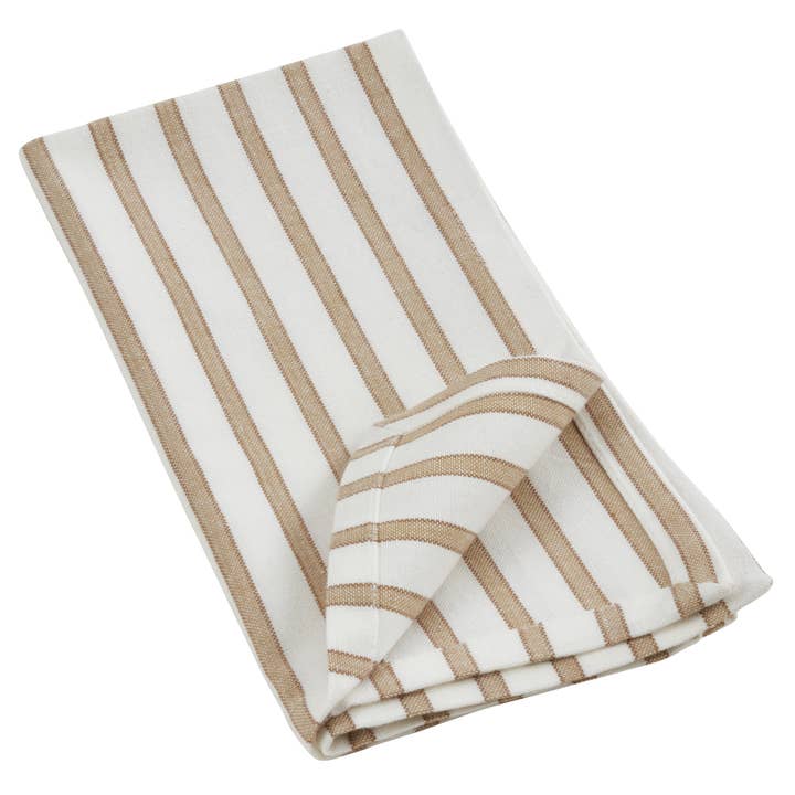 Striped Design Napkins Set Of 4