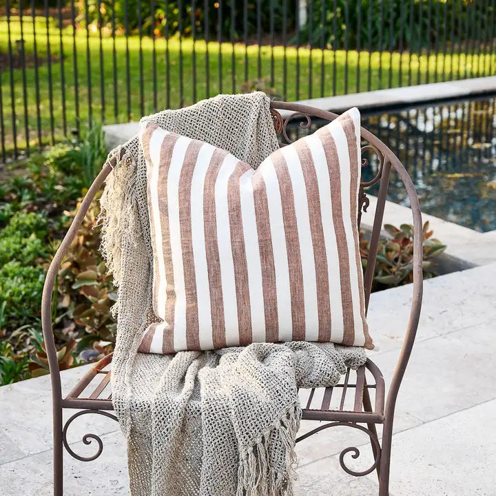 Santi Outdoor Linen Cushion Cover