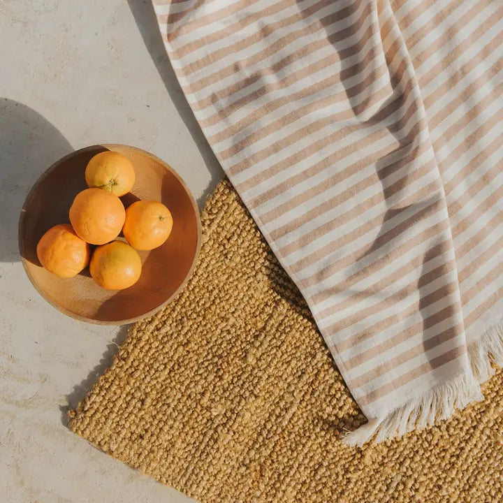 Beige Barra Beach Towel