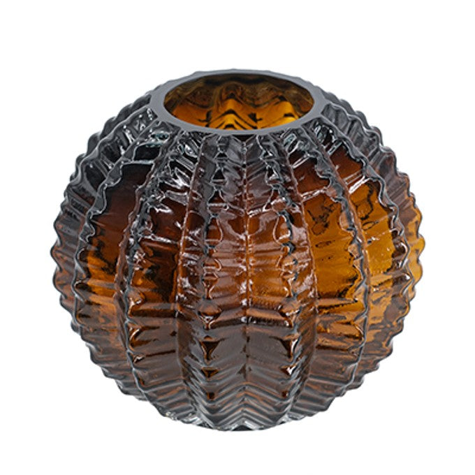 Textured Starfruit Glass Vase