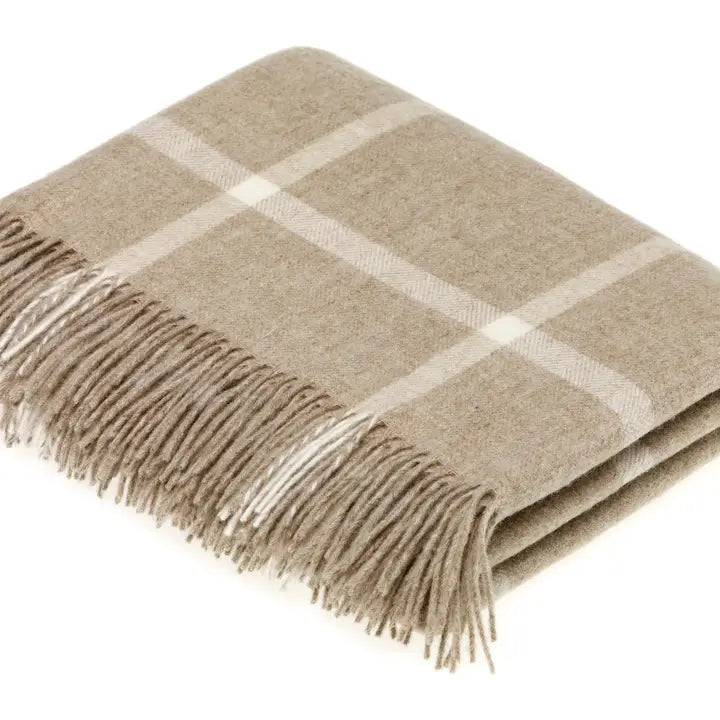 Classic Collection Merino Lambswool Throw Blanket