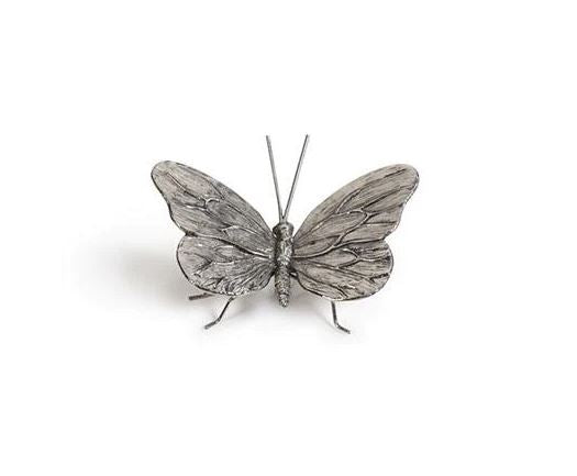 Decorative Antique Pewter Butterfly