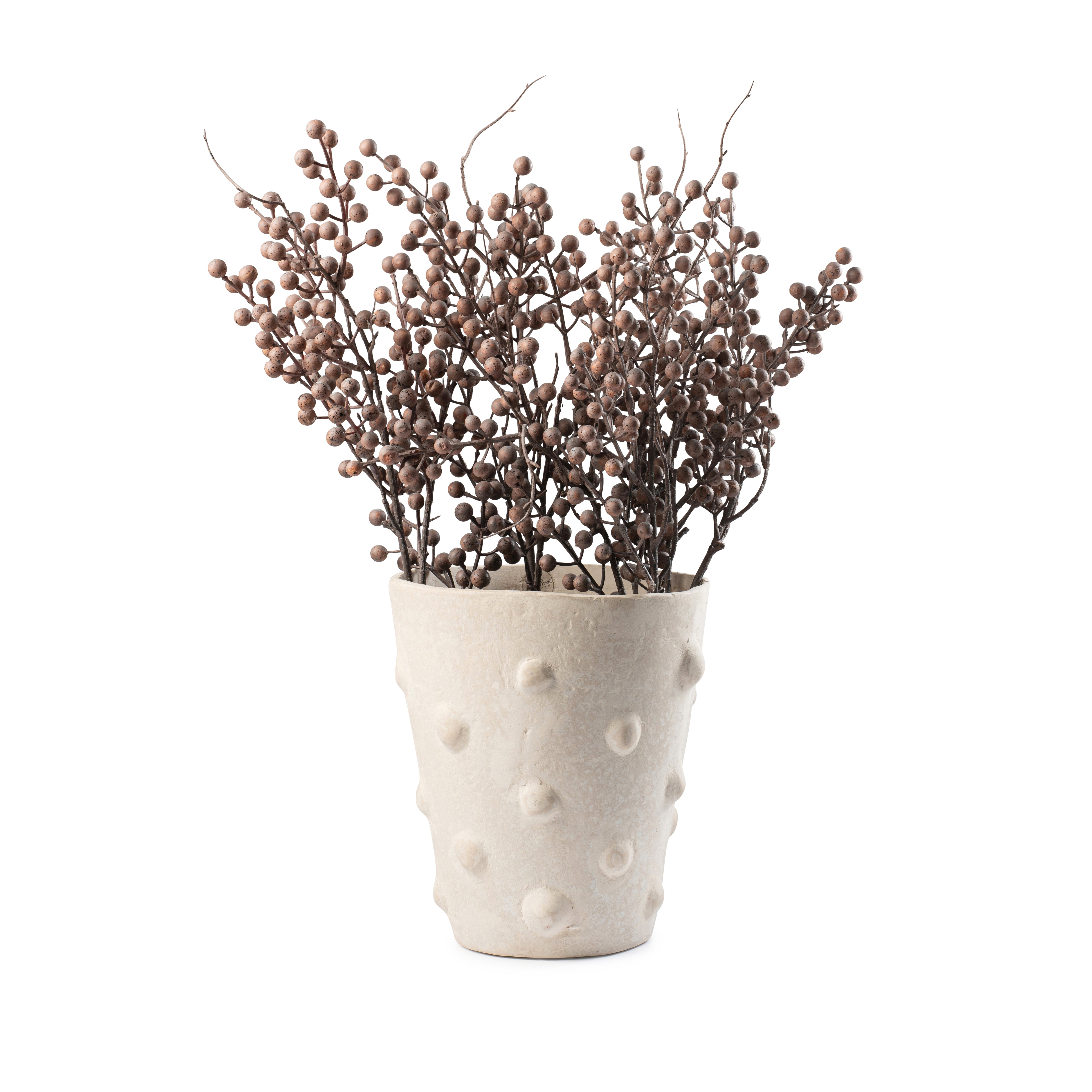 DH Polka Vase with Berry Branch