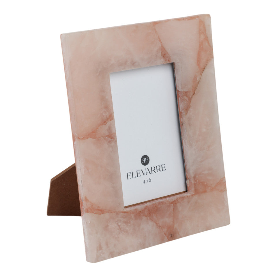 Edna Pink Quartz Photo Frame