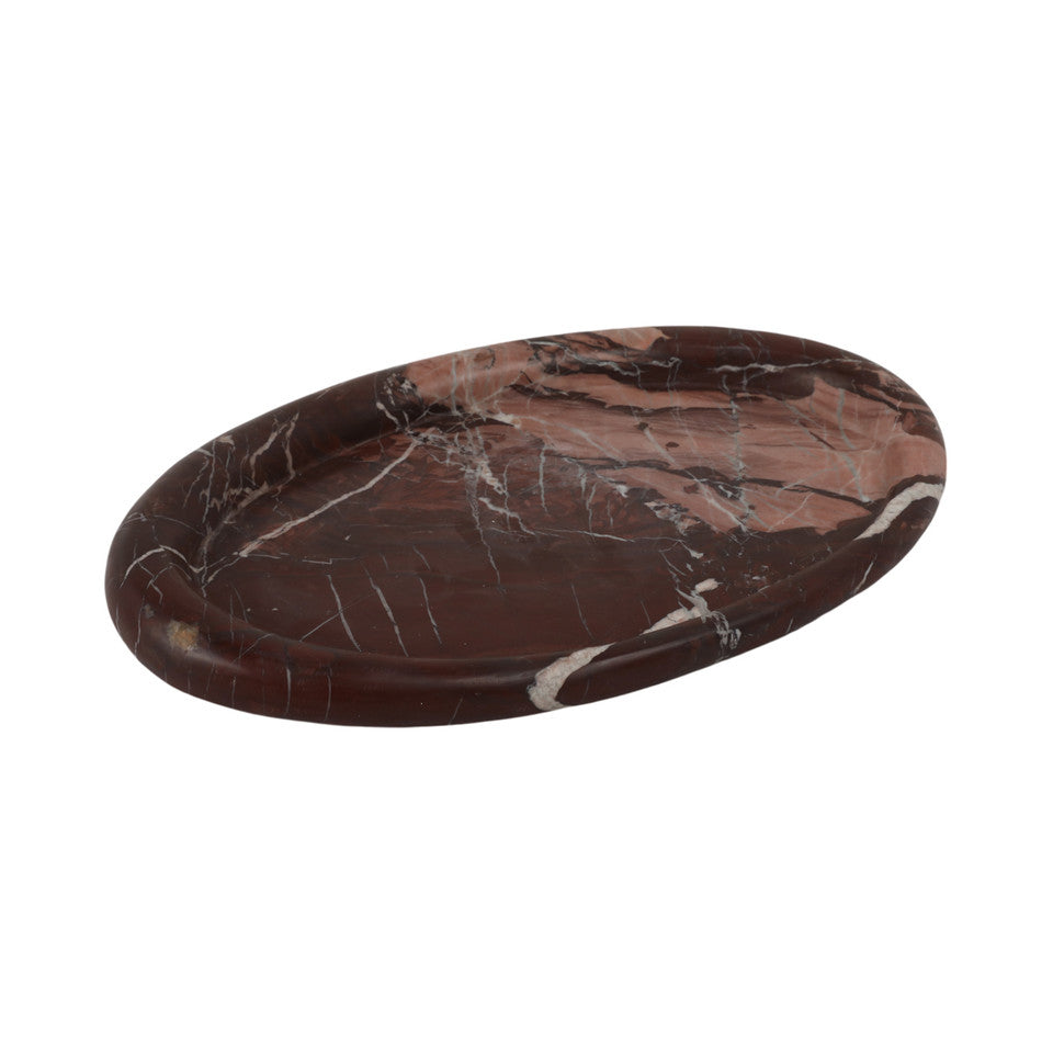 Kramer Red Marble Tray