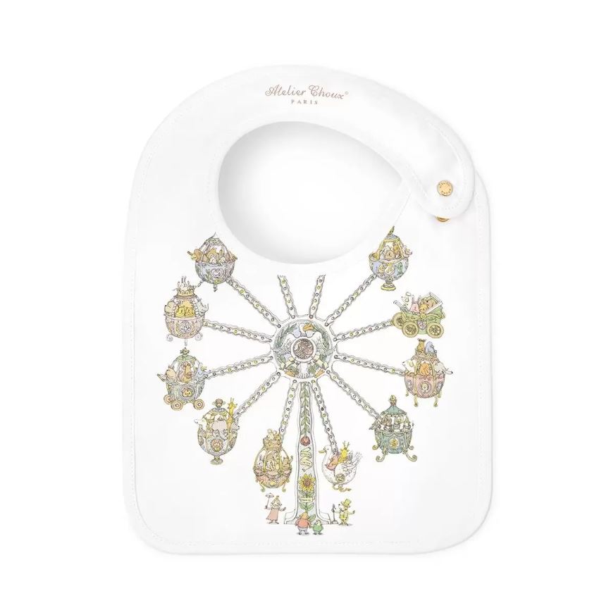 Atelier Choux Ferris Wheel Satin Bib