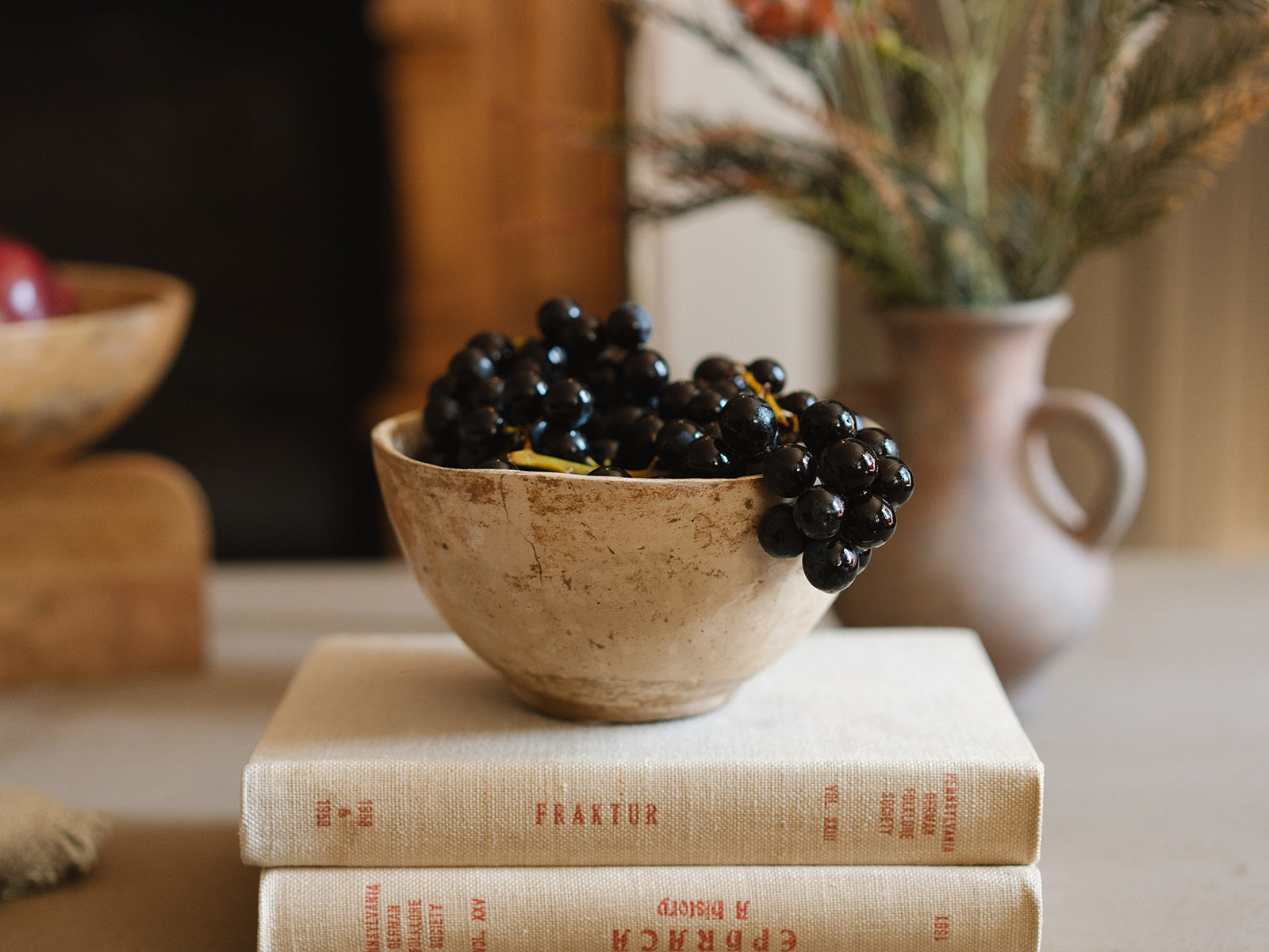 Curio Paper Mache Bowl