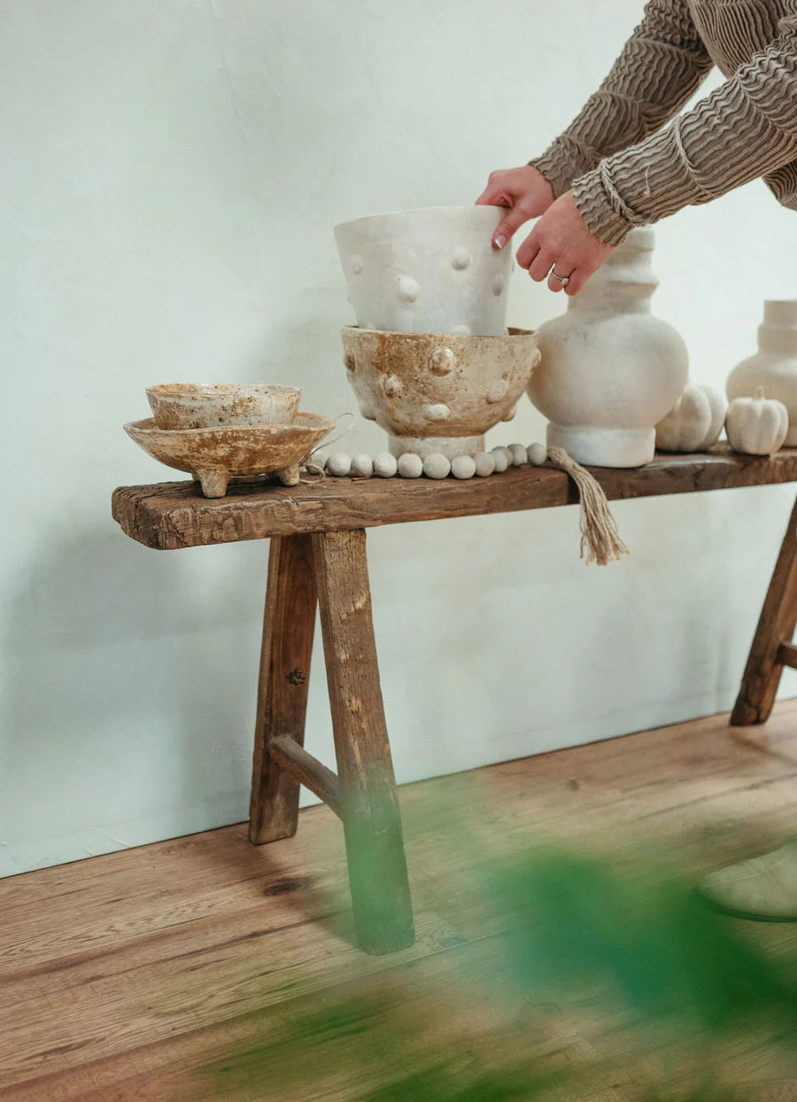 Curio Paper Mache Bowl