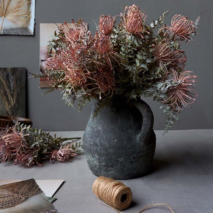 Artificial Leucospermum Bush