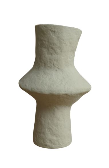 Paper Mache Vase 10" Dia