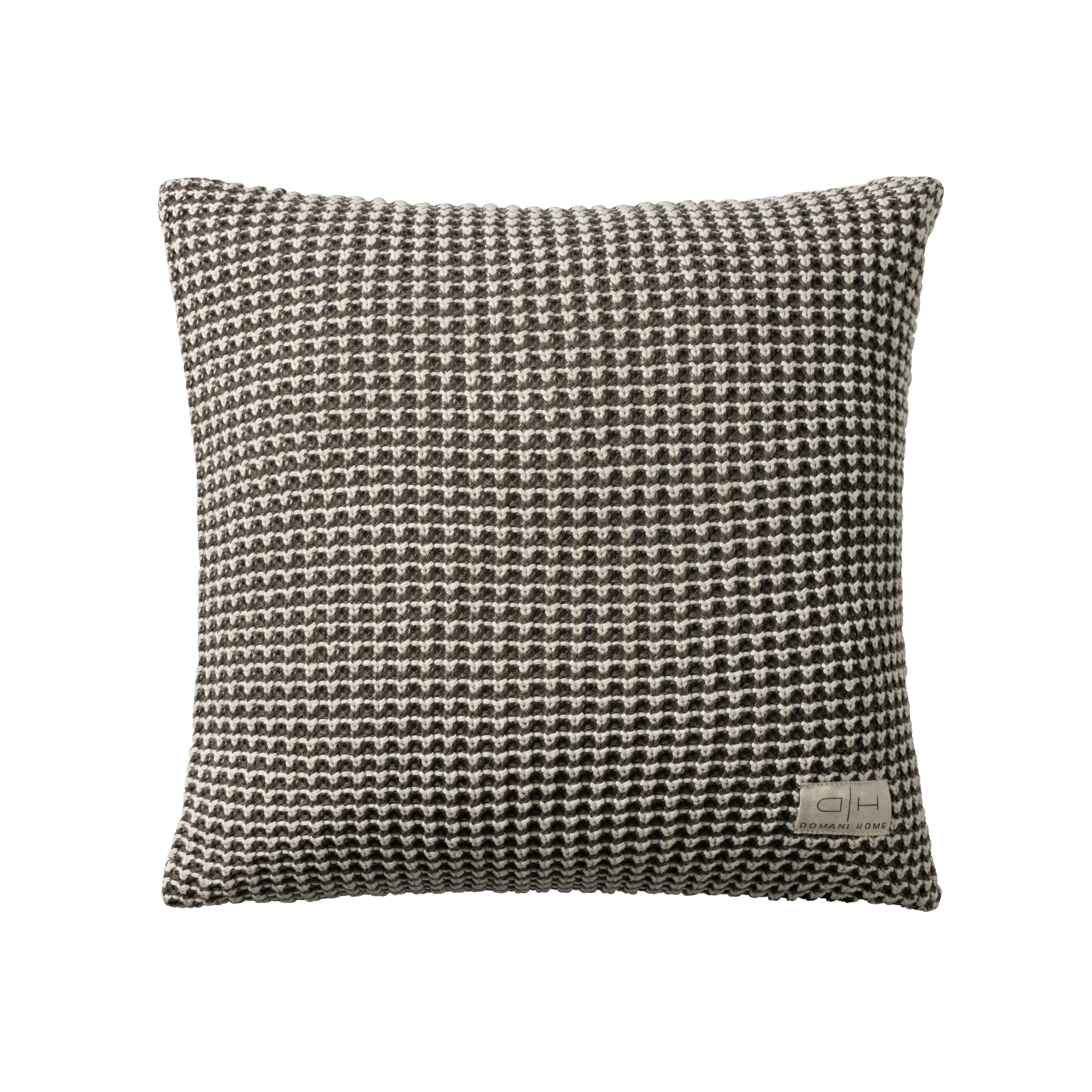 DH Rattle Knit Throw Pillow