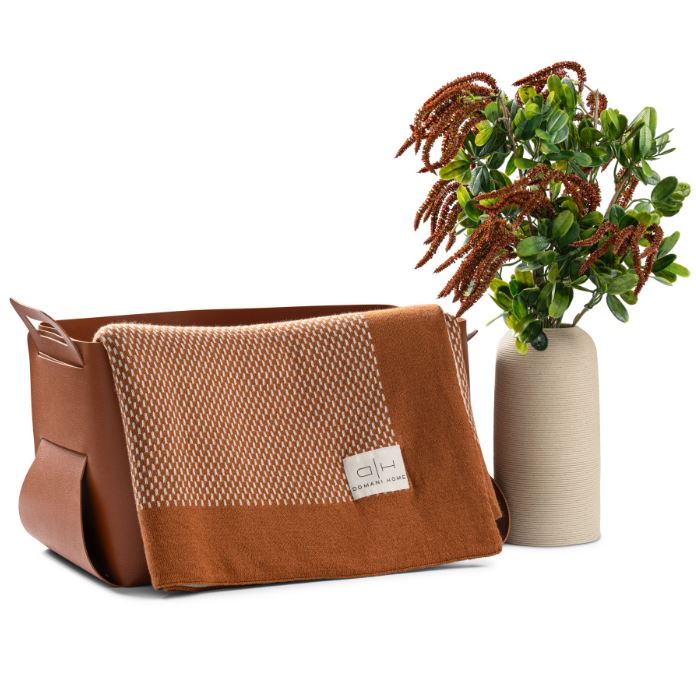 Rust Throw Gift Set