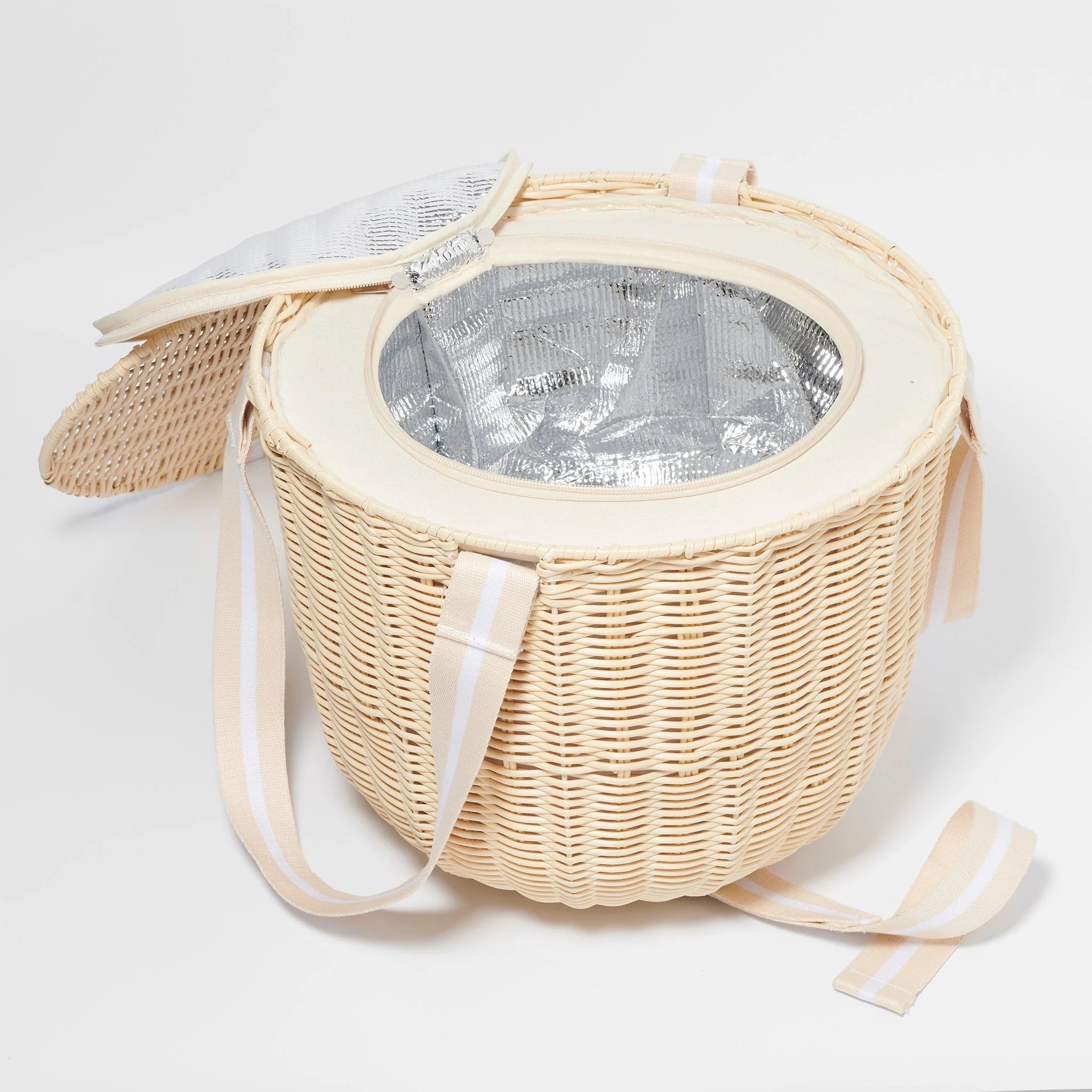 Round Picnic Cooler Basket