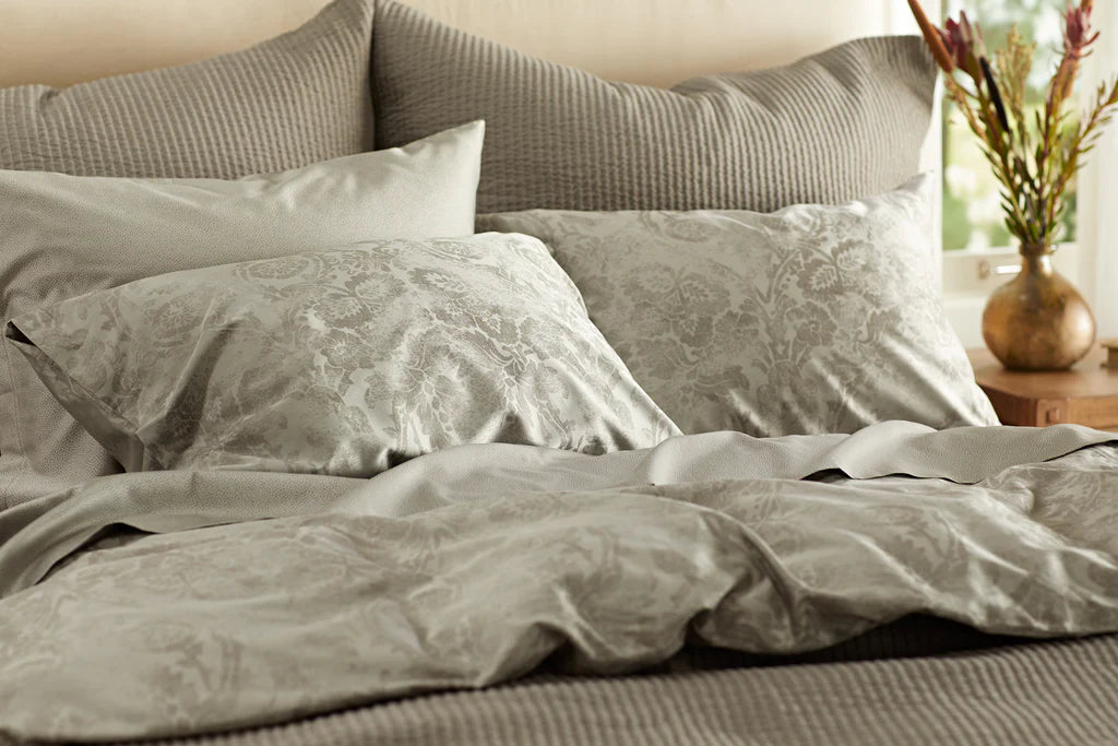 SDH Baton Rouge Duvet - Oversized Queen - Latte