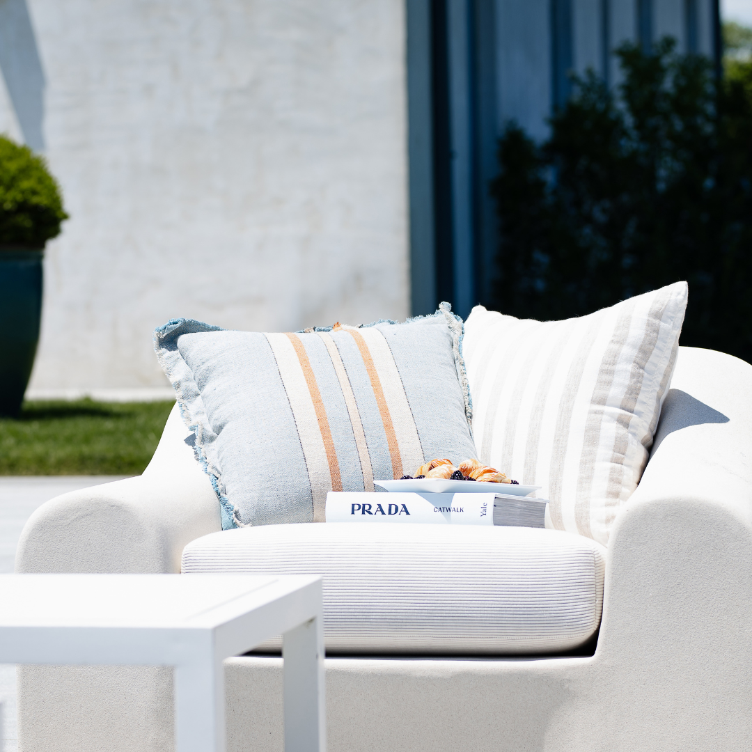 Santi Outdoor Linen Cushion Cover