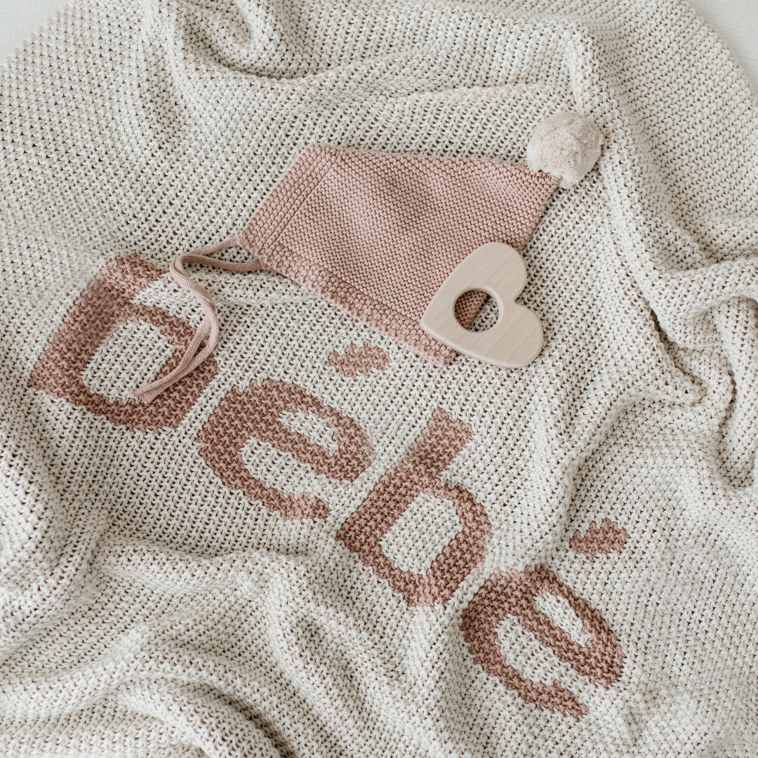 DH Bebe Pink Baby Blanket