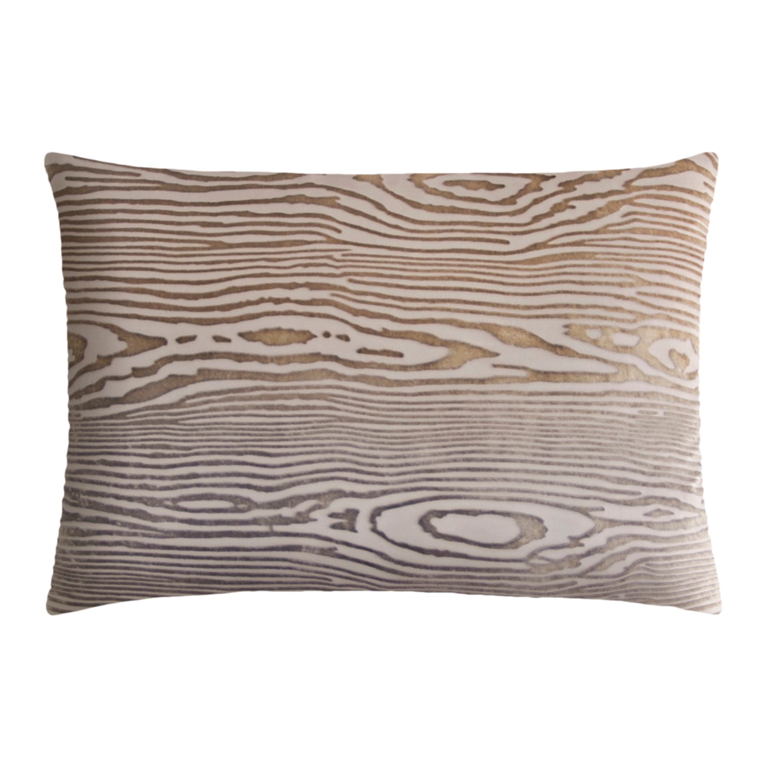 Woodgrain Velvet Pillow