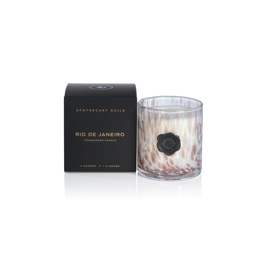 Apothecary Guild Opal Glass Mini Candle Jar in Gift Box