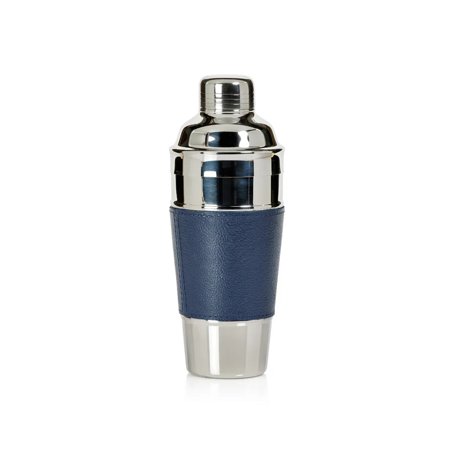 Laguna Nickel & Leather Cocktail Shaker