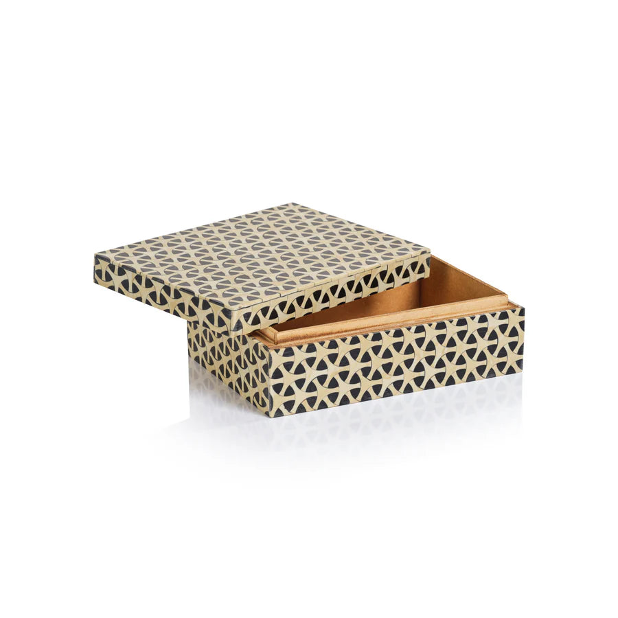 Klosters Geometric Pattern Inlaid Box