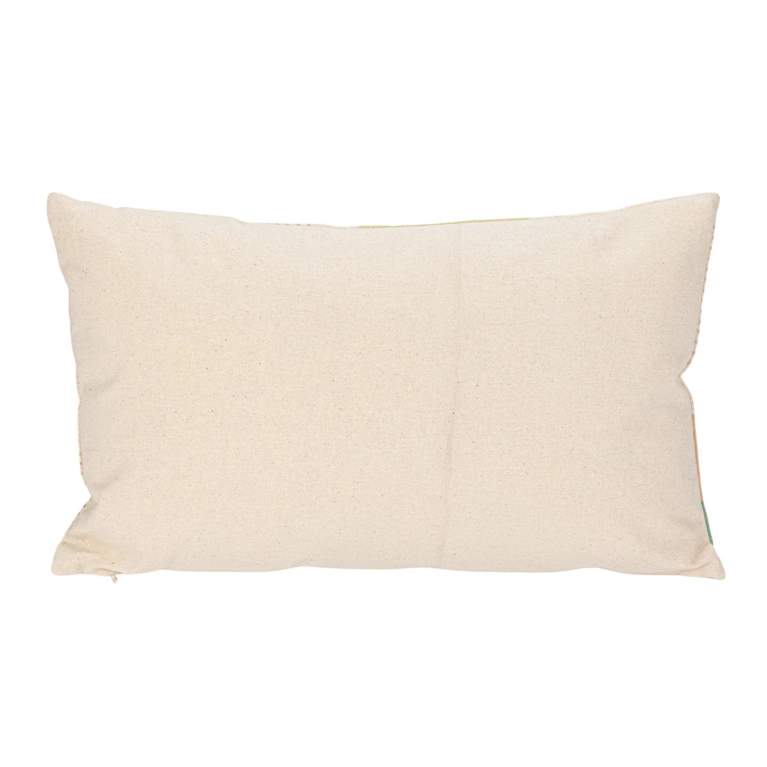 Cotton Slub Printed Lumbar Pillow