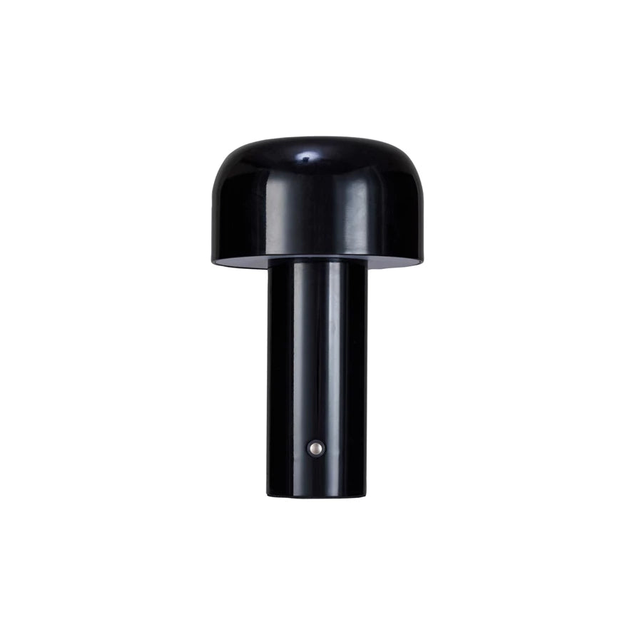 Black Metal LED Rechargeable Table Lamp With Touch Sensor