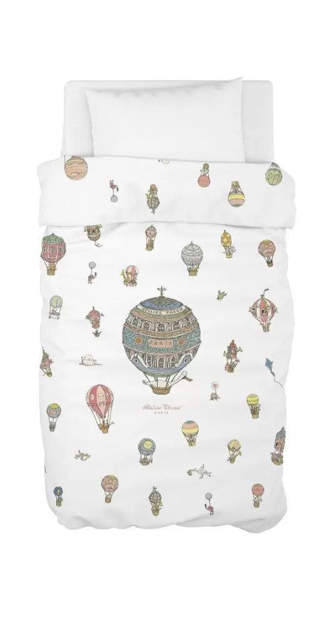 Atelier Choux Hot Air Balloons Duvet Cover Twin