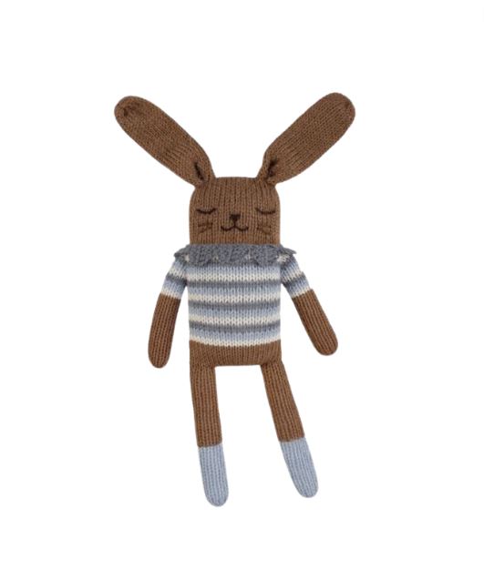 Blue Vintage Knit Bunny