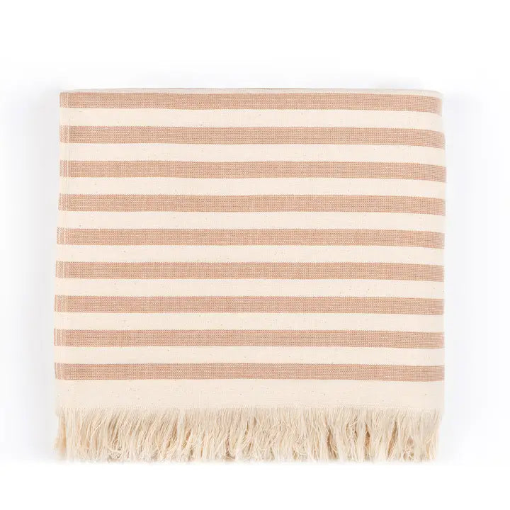 Beige Barra Beach Towel