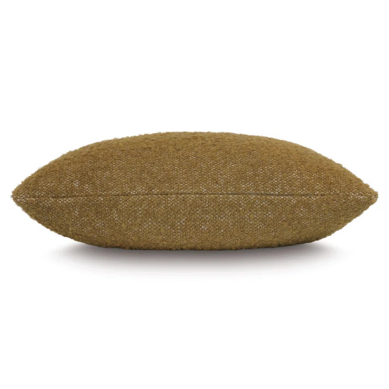 Marl Decorative Mustard Rectangle Pillow