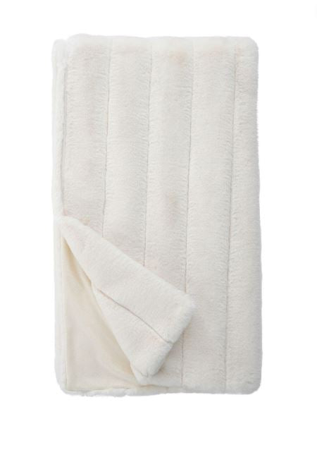 Donna Salyers Fabulous Furs Posh Throw - Ivory