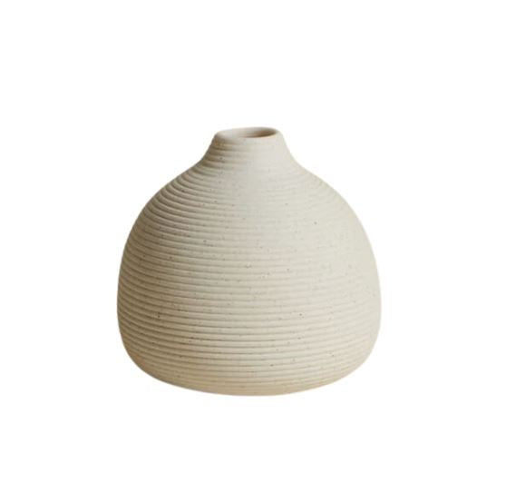 Ivory Matte Vase