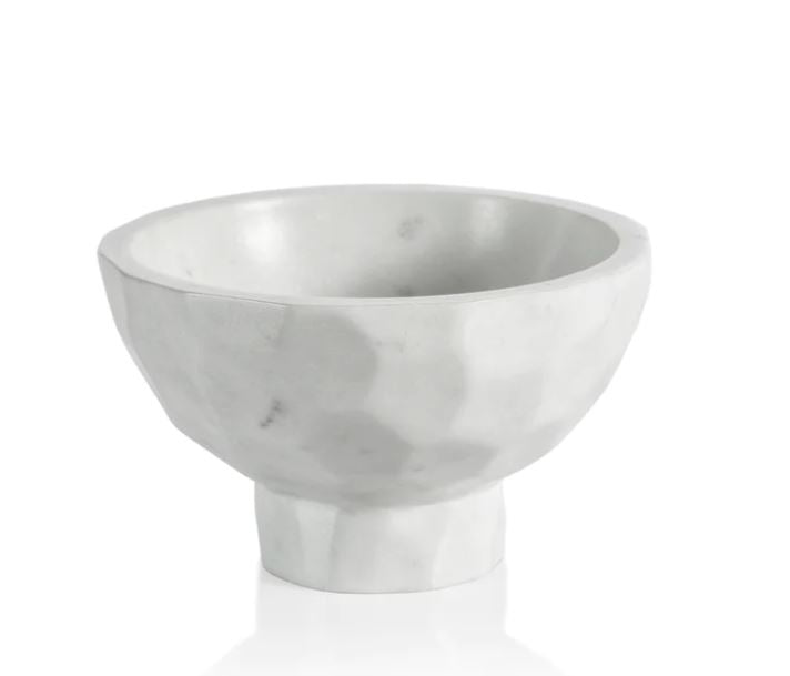 Kenzi Marble Condiment Bowl - Hammered