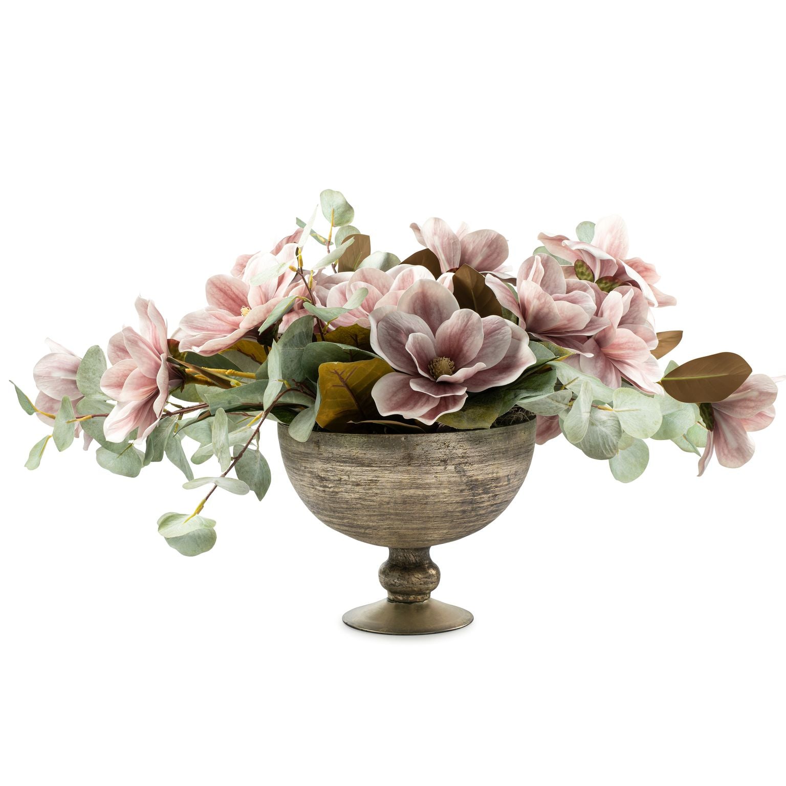 DH Magnolia Silver Footed Bowl