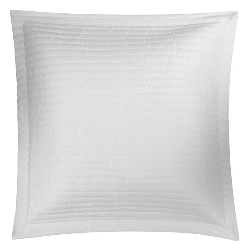 Monroe White Quilted Sham