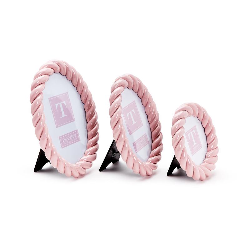 Pink Twist Photo Frame Set Of 3