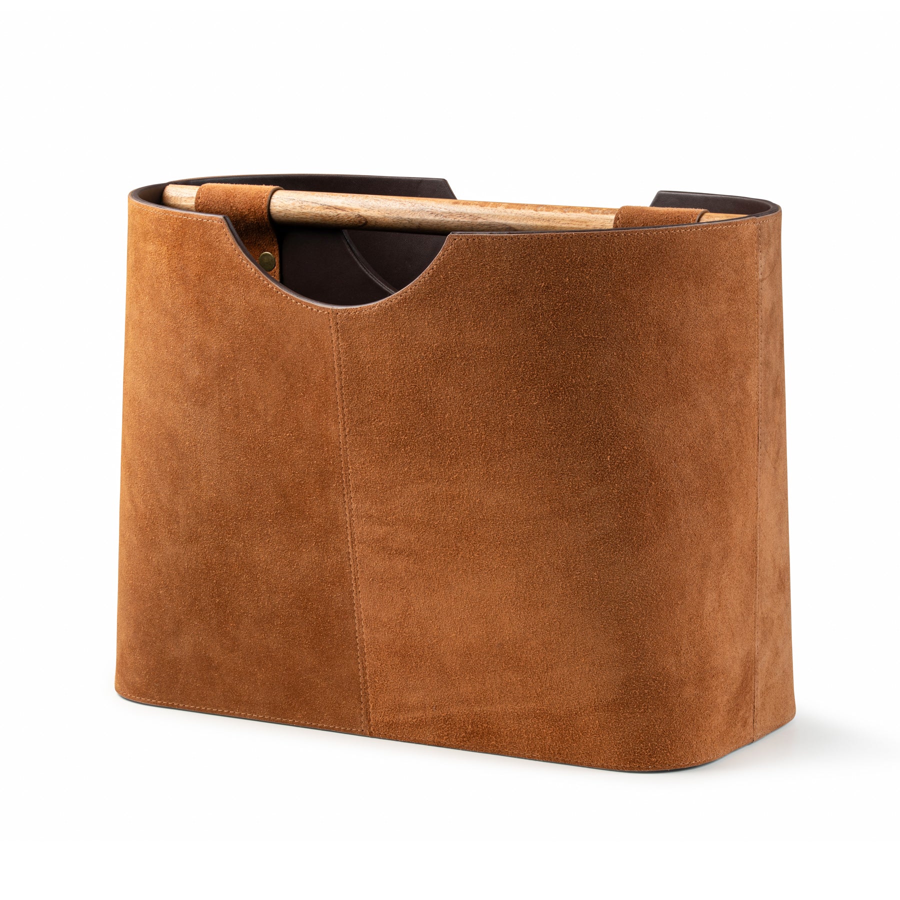 Prescott Suede Magazine Rack