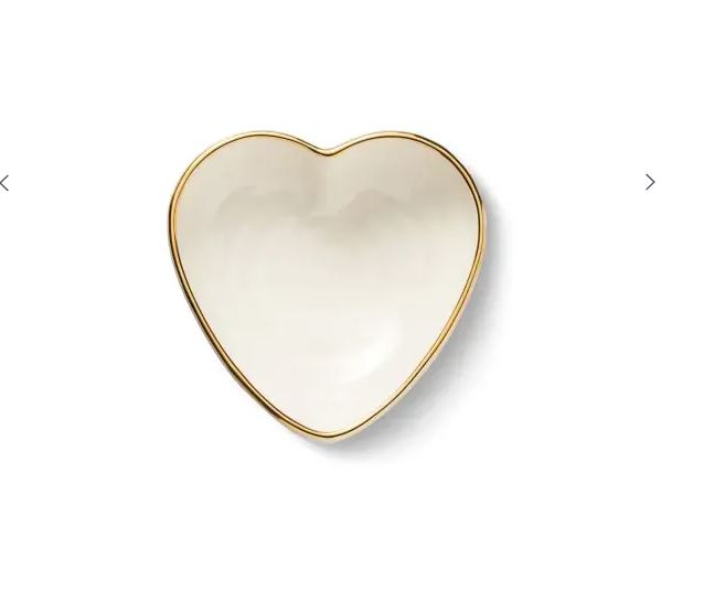 Aerin Ribbed Heart Dish