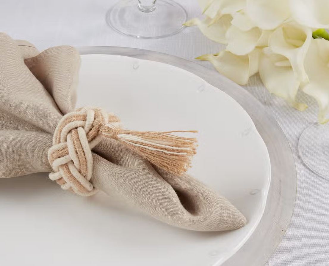 Braided Tassel Napkin Ring