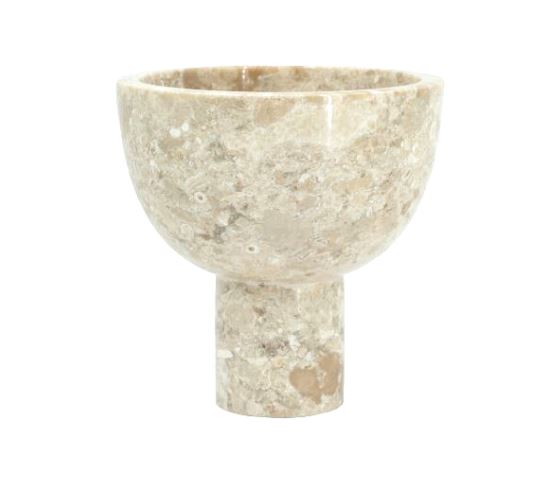 Marble Pedestal Fruit Bowl