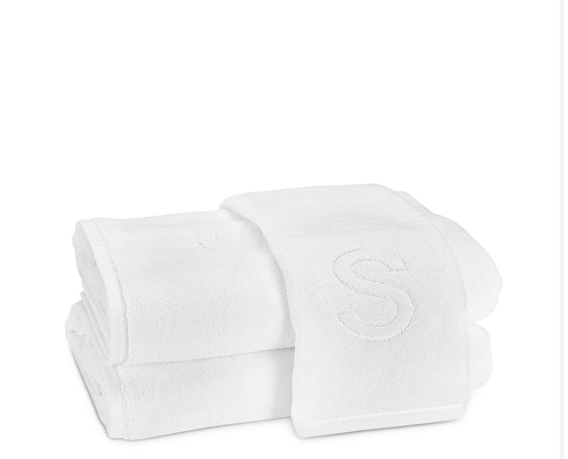 Matouk Auberge Monogrammed Hand Towel