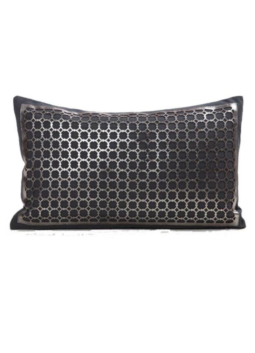 Fibre Cirque Cowhide Accent Pillow