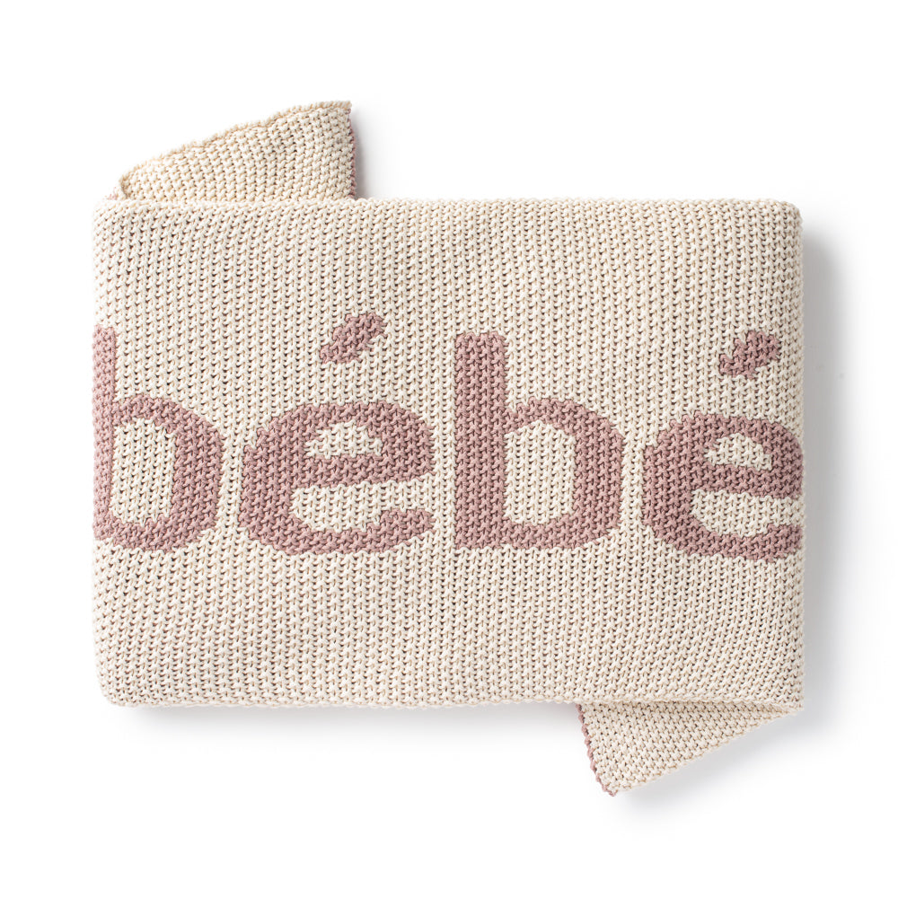 DH Bebe Pink Baby Blanket